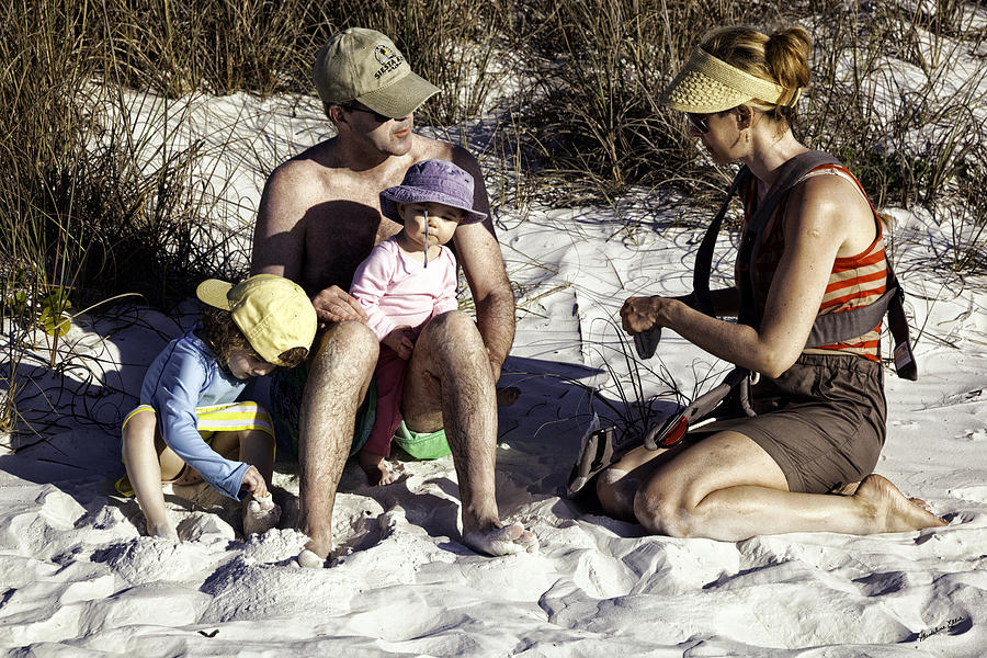 Beach Photograph - The Family by Madeline Ellis