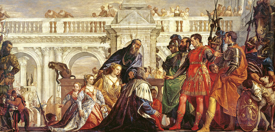 The Family Of Darius Before Alexander The Great 356-323 Bc, 1565-67 Photograph by Veronese