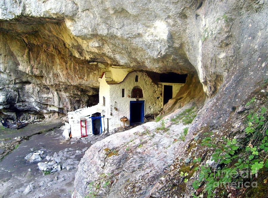 The famous cave church Photograph by Nina Ficur Feenan