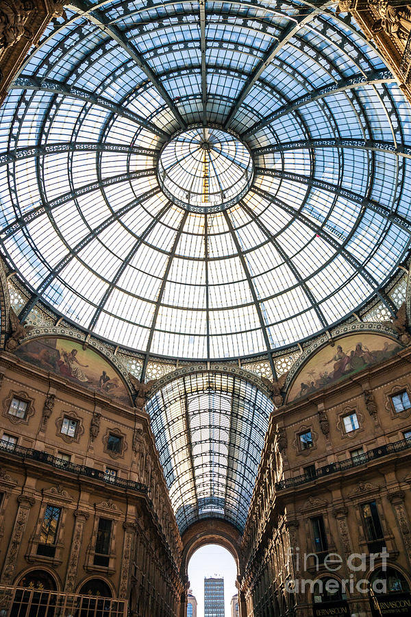 The famous Galleria Vittorio Emanuele II in Milan Photograph by Matteo Colombo