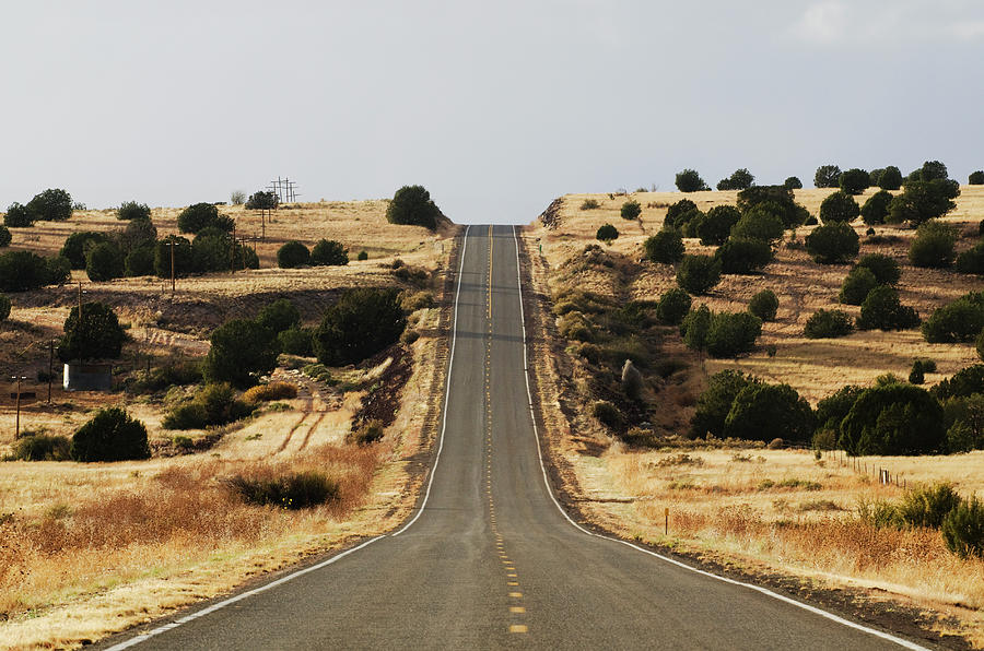 The Famous Road, Route 66, Stretches Photograph by Rachid Dahnoun