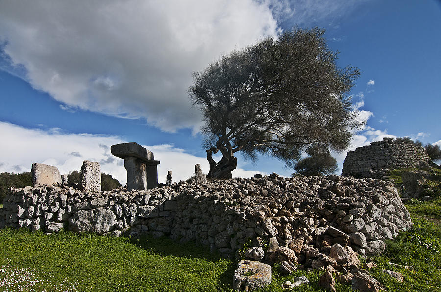 Talayotic culture in Minorca Island - The far side of the word stone age heritage Photograph by Pedro Cardona Llambias