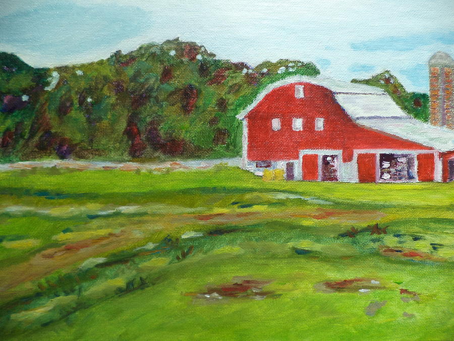 The Farmstead Painting by Andrea A Patrick - Fine Art America