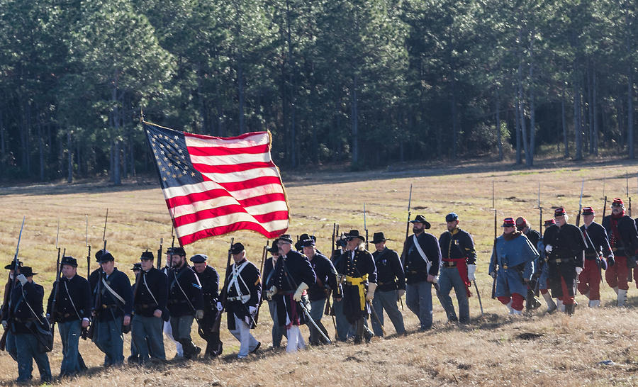 The Federals arrive Photograph by Jane Luxton