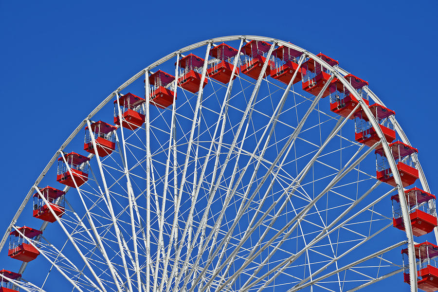 The Ferris Wheel Chicago Photograph by Alexandra Till