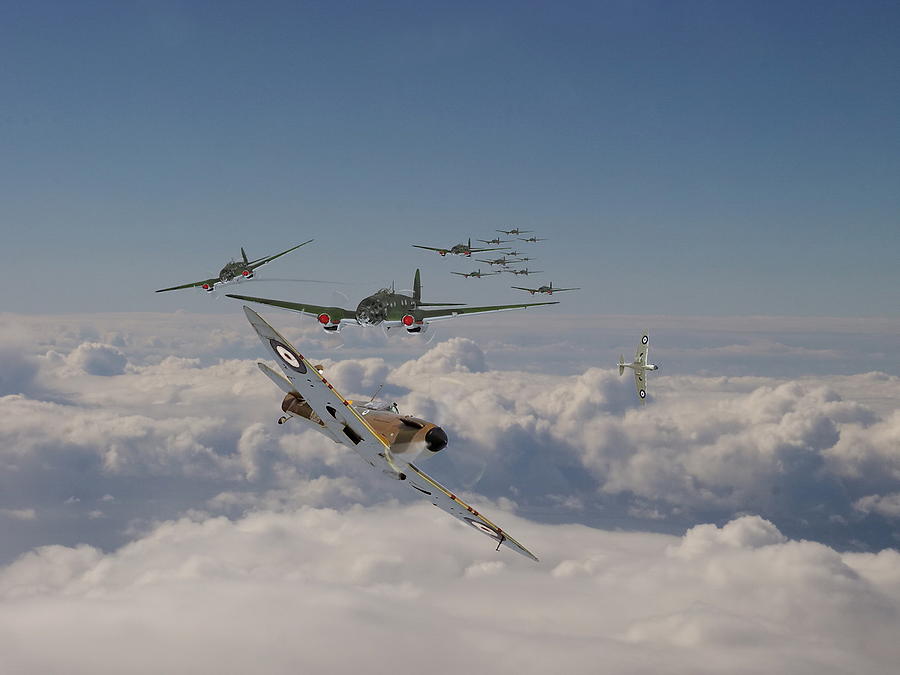 Aircraft Photograph - The Few In Action by Pat Speirs Aircraft Photograph - The Few In Action by Pat Speirs