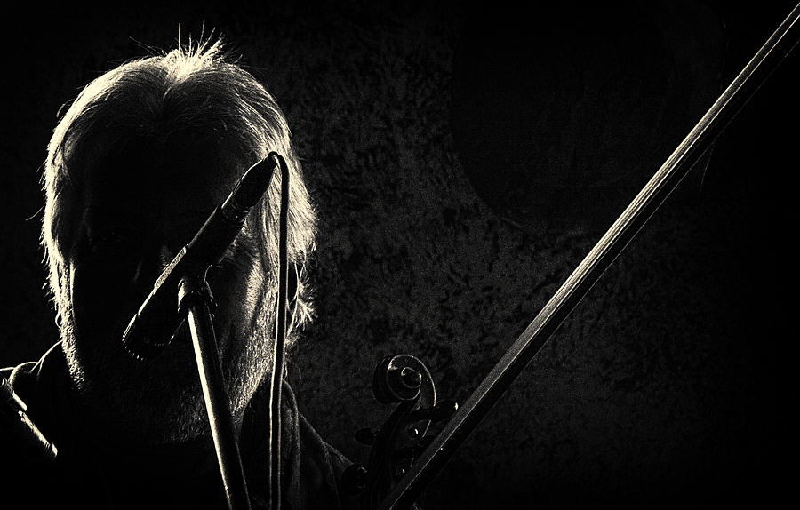 The Fiddler Photograph by Robert FERD Frank