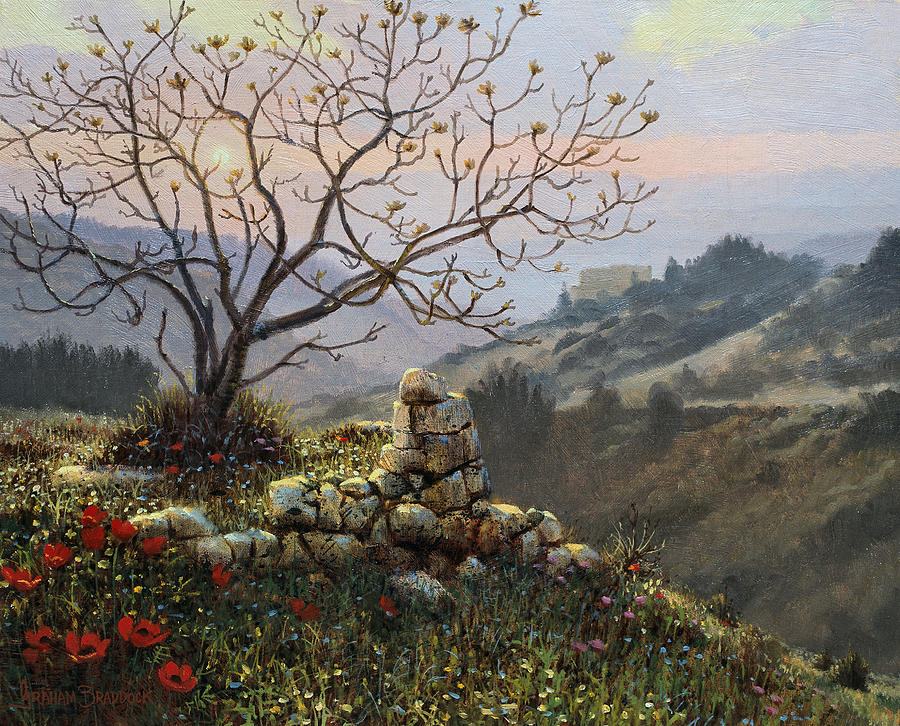 The Fig Tree   Mt Carmel Painting