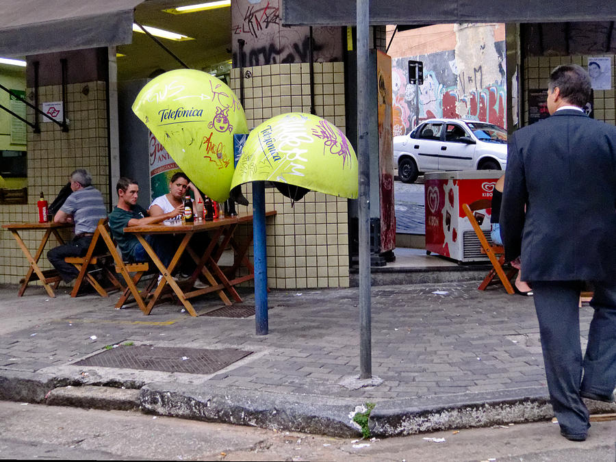 Sao Paulo Photograph - The Fight by Julie Niemela