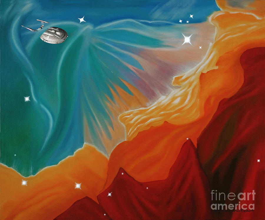 The Final Frontier Painting by Barbara McMahon