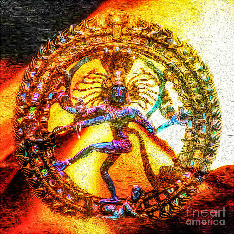 The Fire Of Shiva Digital Art by Tarik Eltawil