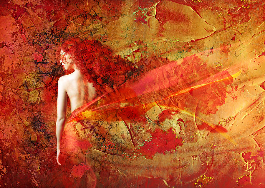 The Fire Within Painting by Jacky Gerritsen