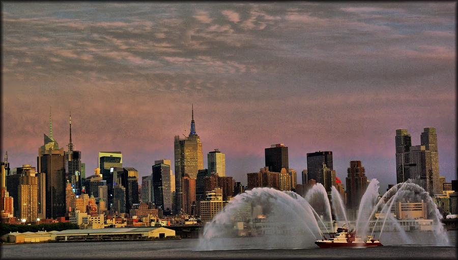 Boat Photograph - The Fireboat by Perry Frantzman