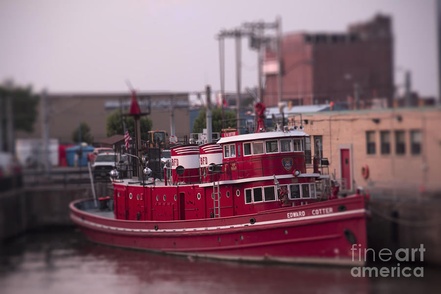 The Fireboat the Cotter Photograph by Jim Lepard