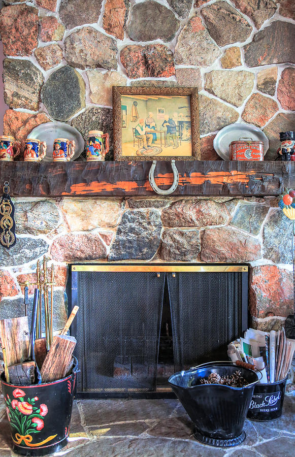 The fireplace Photograph by Eti Reid