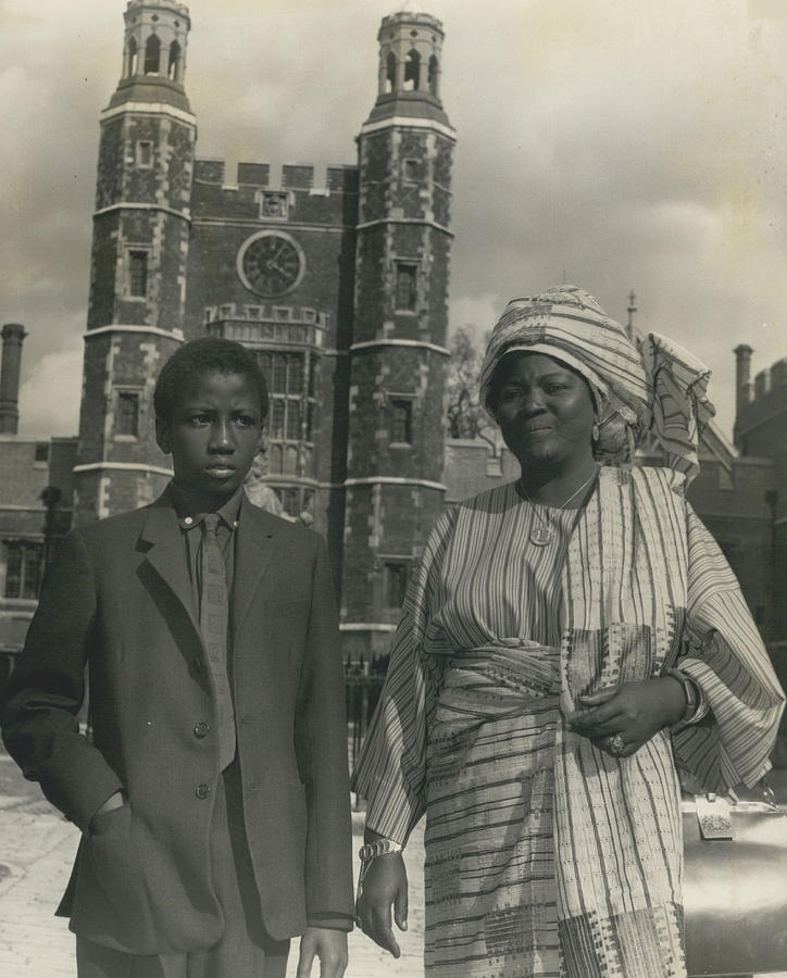 The First African Arrives At Eton. Photograph by Retro Images Archive