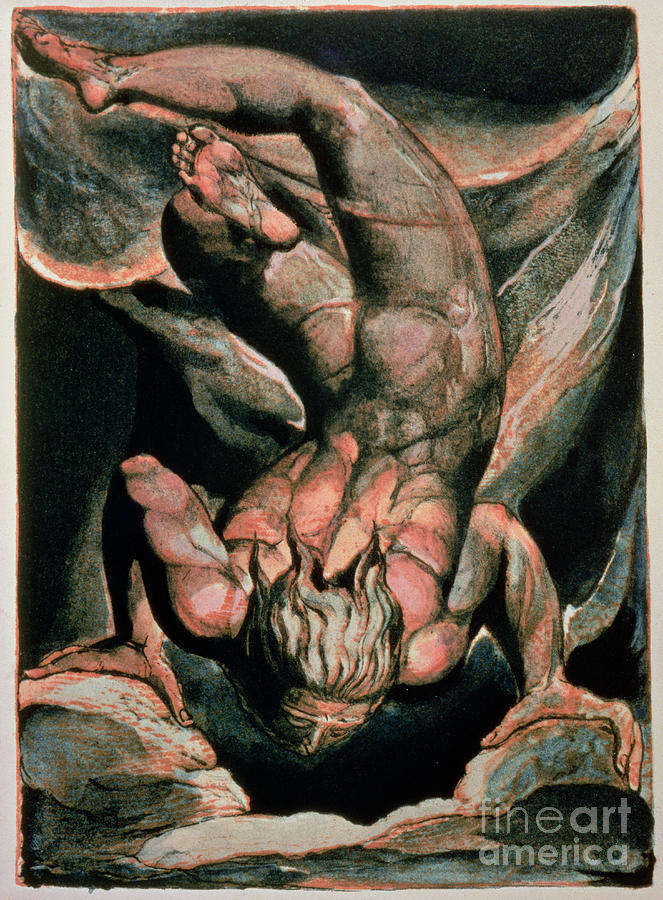 The First Book of Urizen by William Blake Painting by William Blake