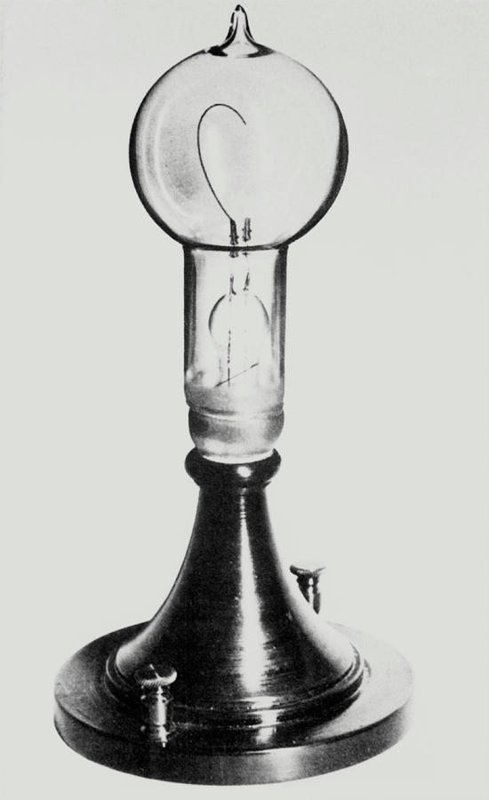 The First Commercially Available Electric Lamp Photograph by Science Photo Library