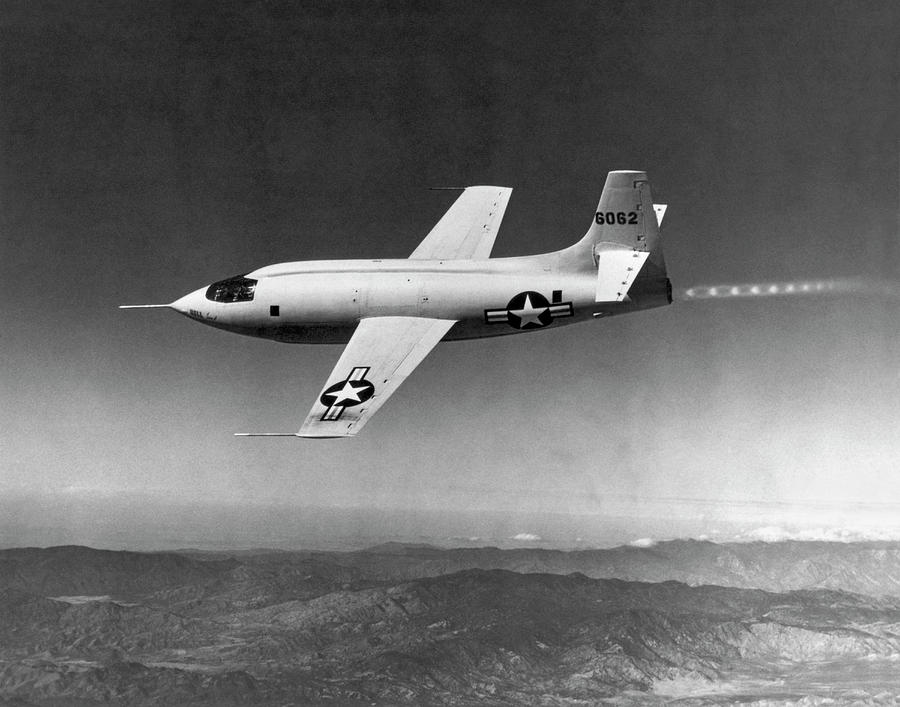 The First Supersonic Flight Photograph by Underwood Archives
