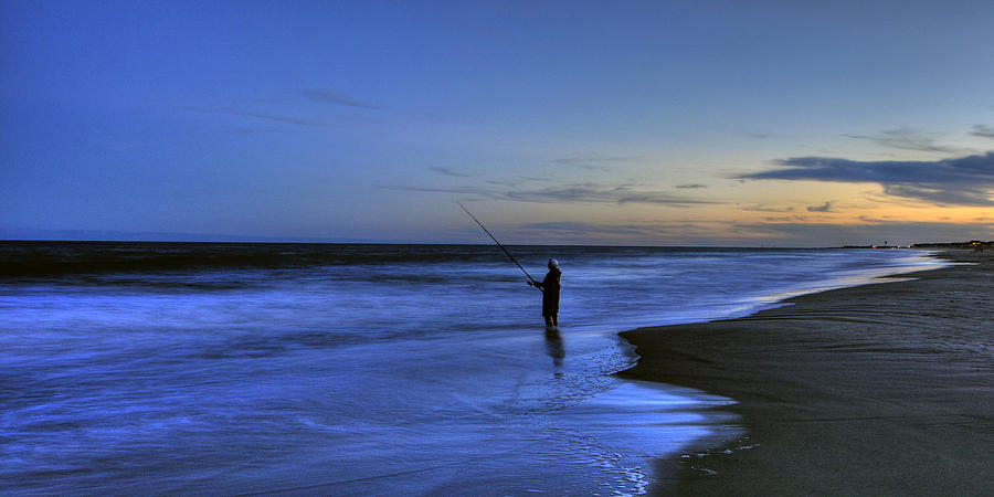 Sunset Photograph - The Fisherman 2 by Dan Myers