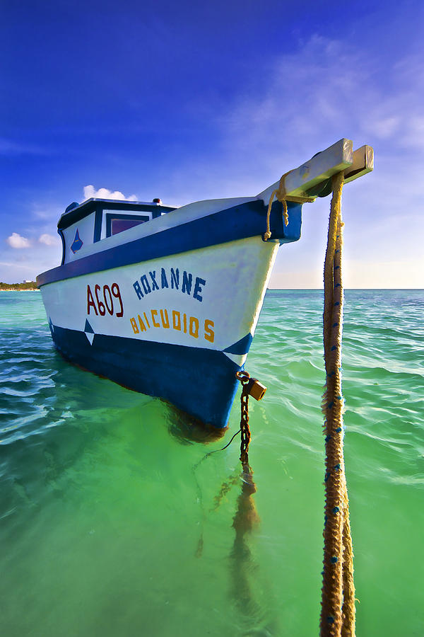 The Fishing Boat Roxanne of Aruba Photograph by David Letts