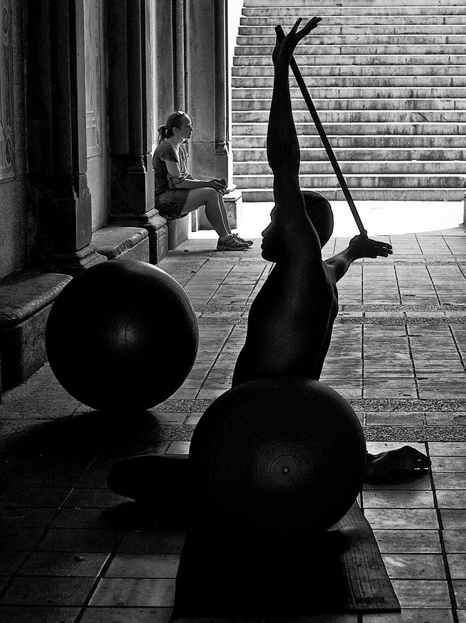 The Fitness Guru Photograph by Cornelis Verwaal