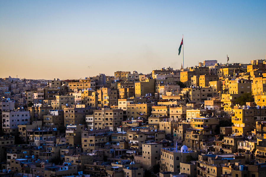 The Flag of Jordan Photograph by Joshua Van Lare