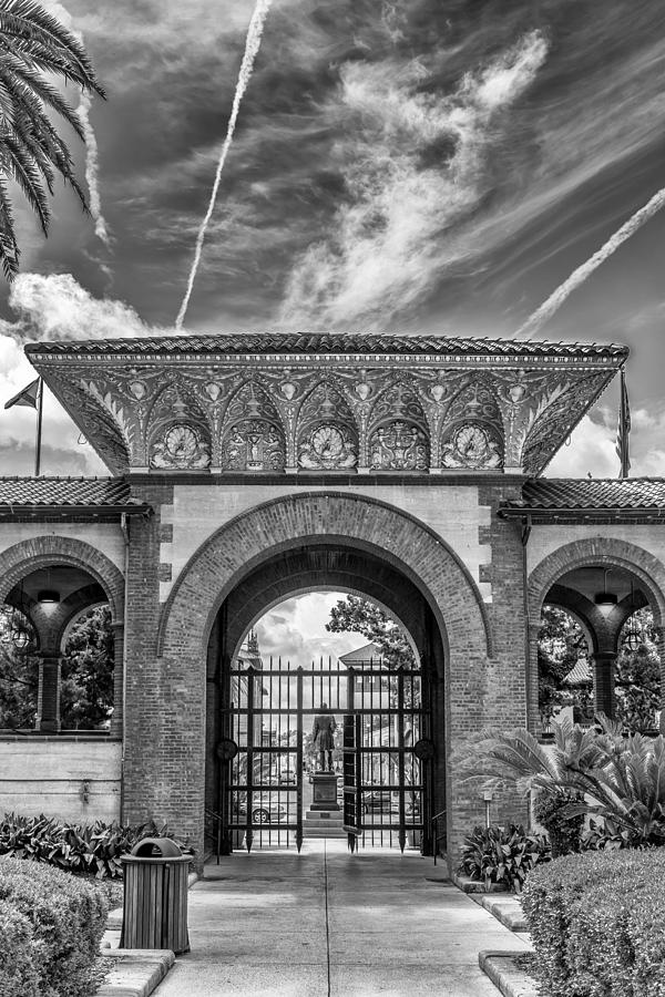 The Flagler College Entrance  Photograph by Howard Salmon