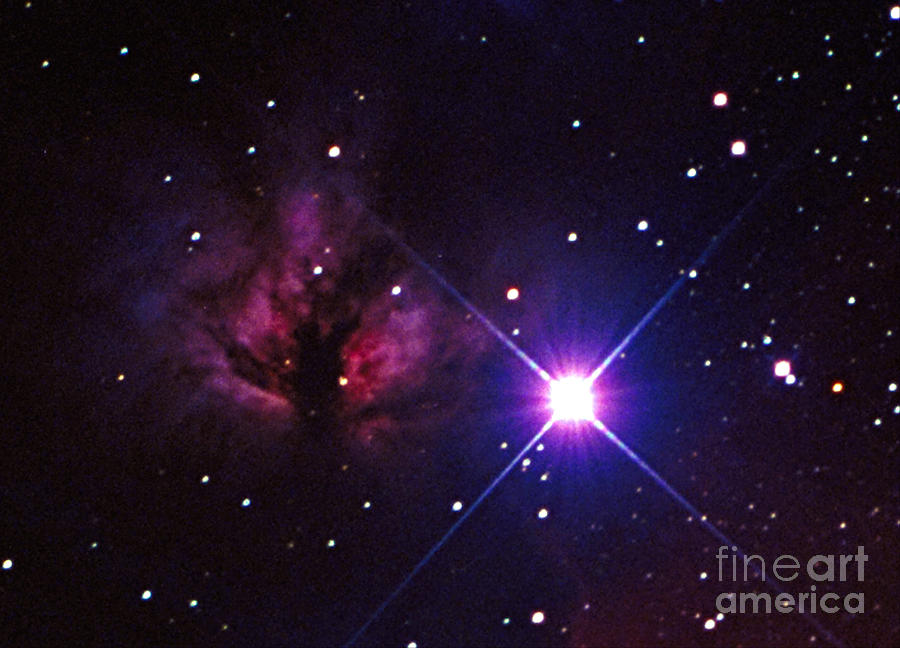 The Flame Nebula And Alnitak Photograph by John Chumack