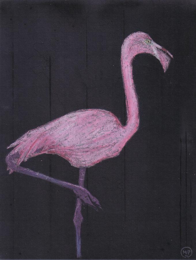 the Flamingo Digital Art by George Pedro