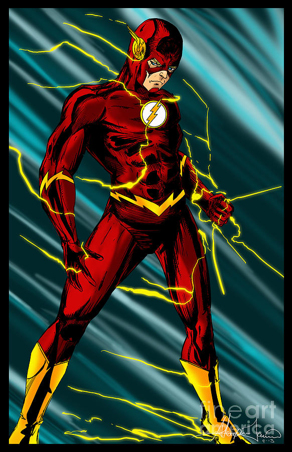 The Flash Digital Art by Alexiss Jaimes - Pixels