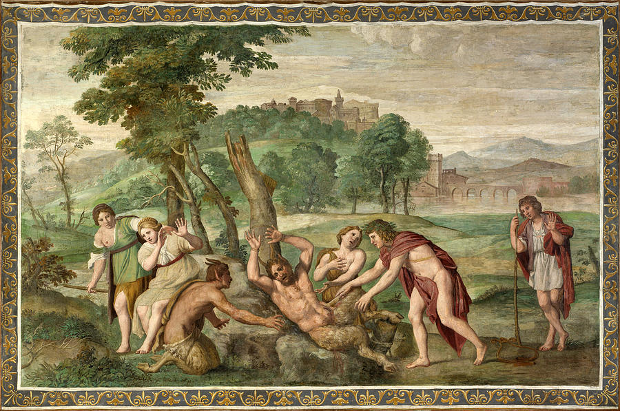 The Flaying of Marsyas Painting by Domenichino and Assistants
