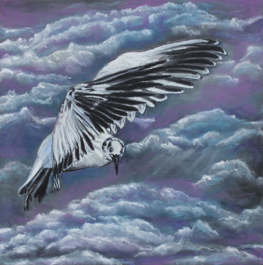 Wildlife Painting - The Flight by Jeanne Fischer