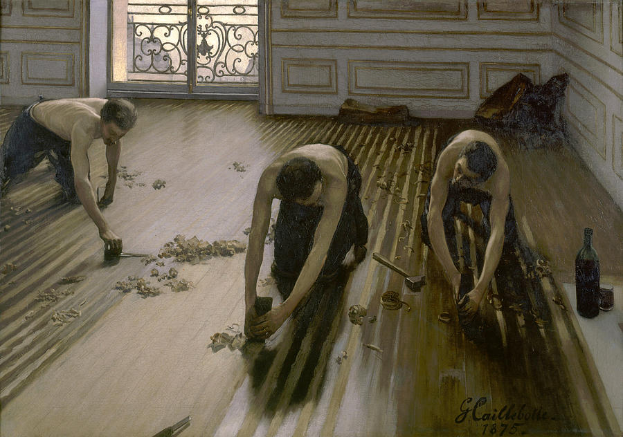 The Floor Scrapers Painting by Gustave Caillebotte
