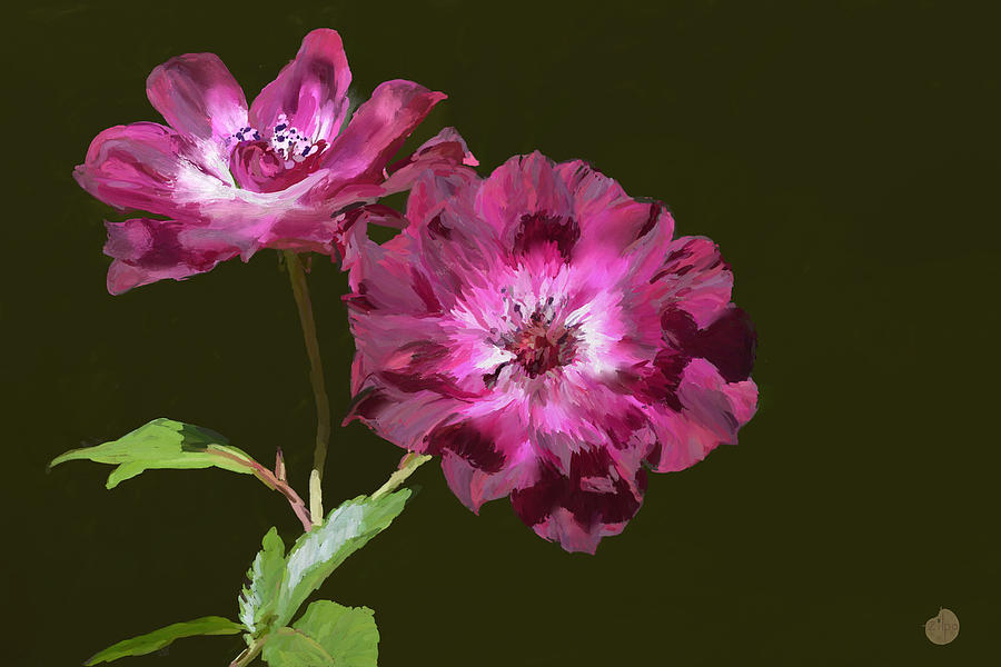 The Floral Duet Digital Art