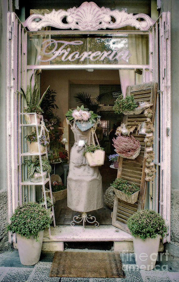 The Florist Shop Photograph by Karen Lewis