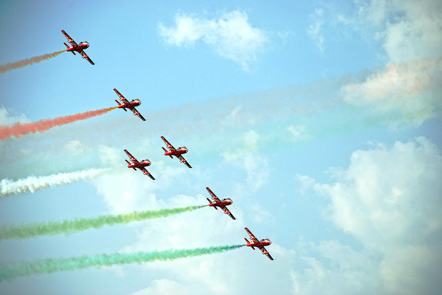 The Fly Past Photograph by S S Cheema - Fine Art America