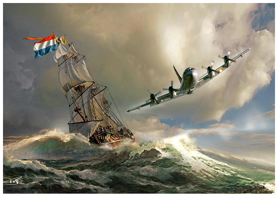 The Flying Dutchman Digital Art by Peter Van Stigt