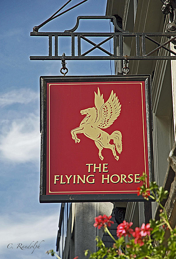 London Photograph - The Flying Horse by Cheri Randolph
