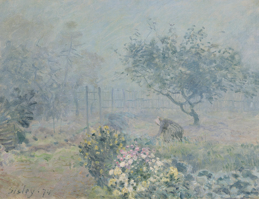 Alfred Sisley Painting - The Fog, Voisins, 1874 by Alfred Sisley