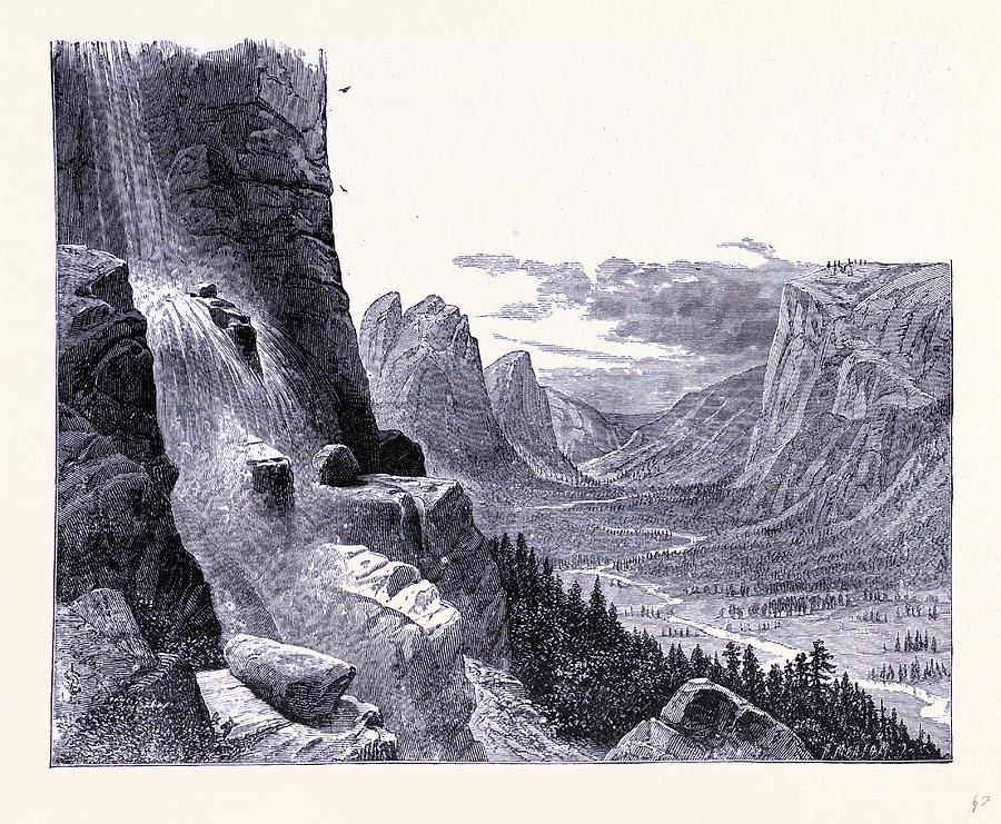 The Foot Of The Sentinel Rock United States Of America Drawing by ...