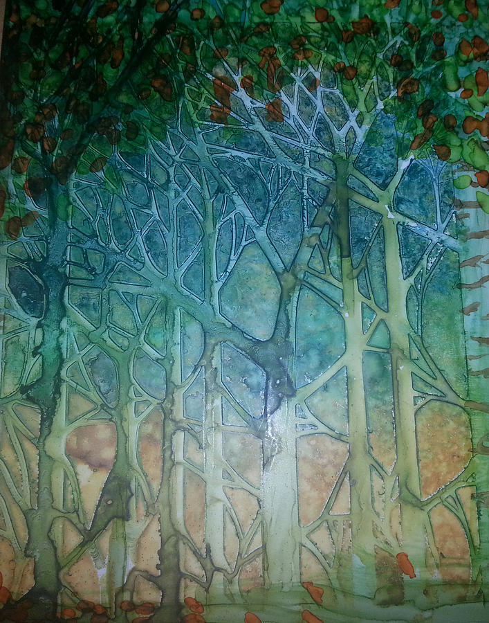 The Forest Painting by Kelly Dallas