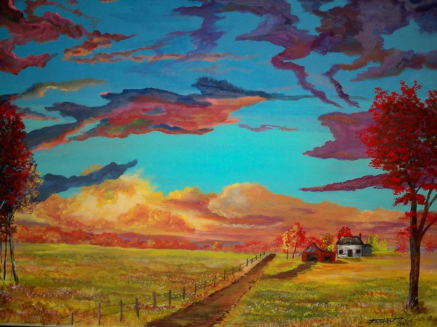 The Forgotten Farm Painting by Dave Farrow