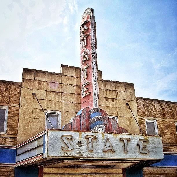 Vintage Photograph - The Forgotten State #theater In #ely by Mike S