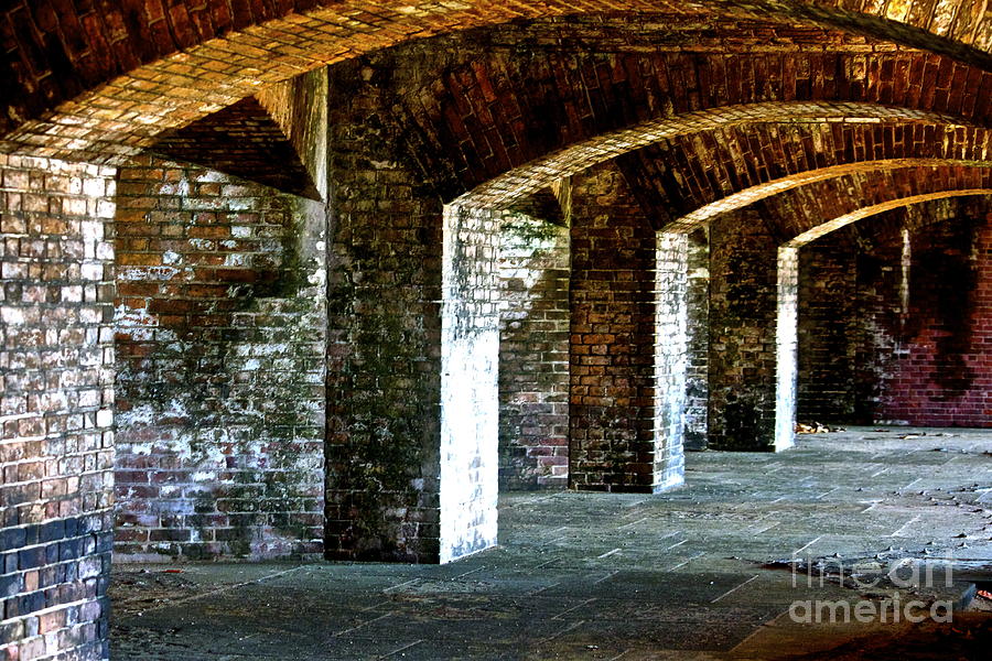 The Fort at the Dry Tortugas National Park Photograph by Deborah Talbot - Kostisin