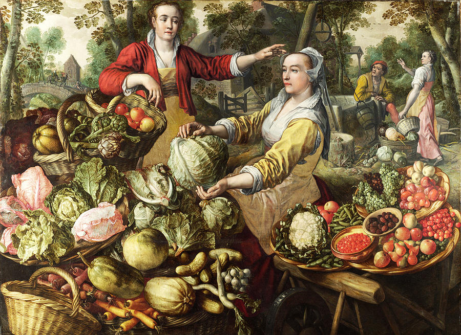 The Four Elements. Earth Painting by Joachim Beuckelaer