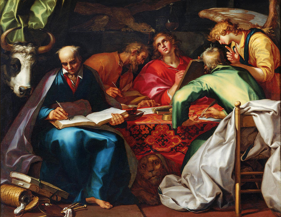 The Four Evangelists Painting by Abraham Bloemaert