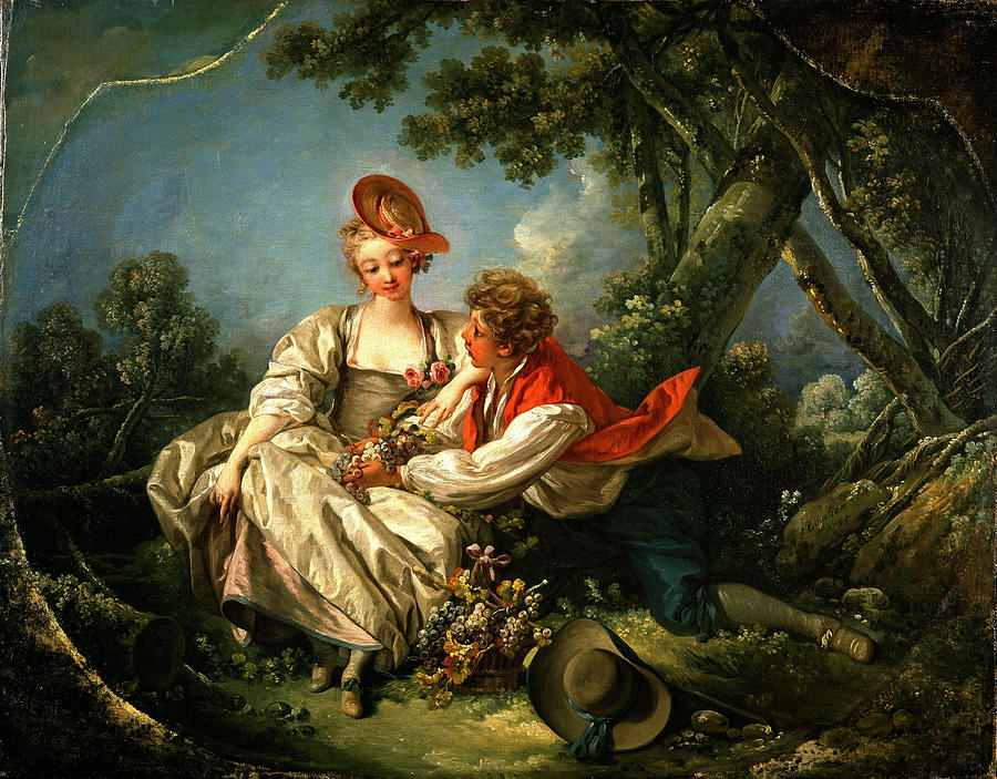 The Four Seasons. Autumn  Painting by Francois Boucher