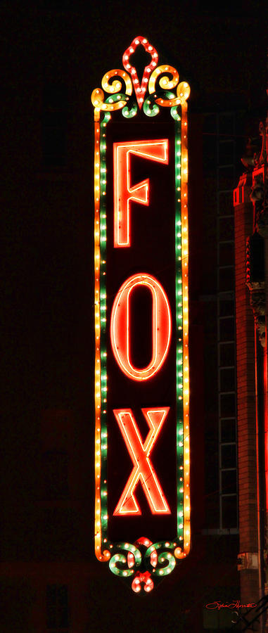 Fox Theater Photograph - The Fox by Sylvia Thornton
