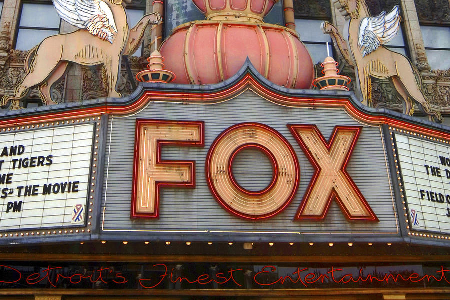 The Fox Theater in Downtown Detroit Photograph by Chris Smith